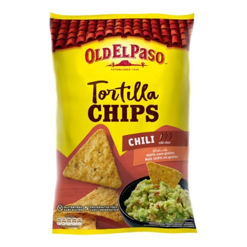 OLD EL PASO TORTILLA CHIPS CHILL 185G