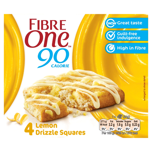 FIBRE 1 LEMON DRIZZLE BROWNIE 96G