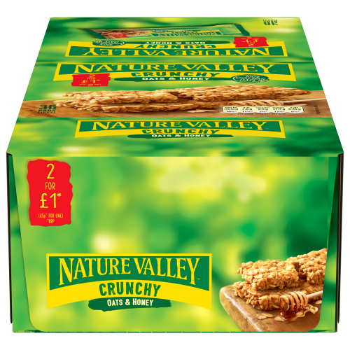 NATURE VALLEY OAT & HONEY CRUNCH PMP 2 FOR £1 42G