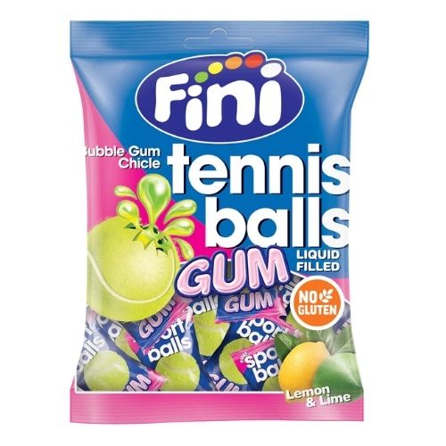 FINI HALAL TENNIS BALL BUBBLE GUM BAG 75G