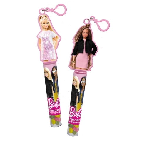 BARBIE KEYRING JELLY BEAN TUBE 8G