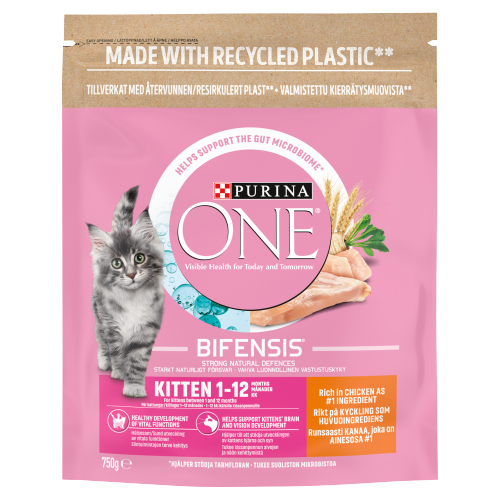 PURINA ONE KITTEN BIFENSIS DRY FOOD WITH CHICKEN & WHOLEGRAIN 750G