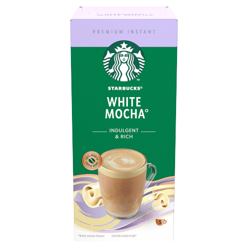 STARBUCKS WHITE MOCHA INDULGENT & RICH 5SAC 120G