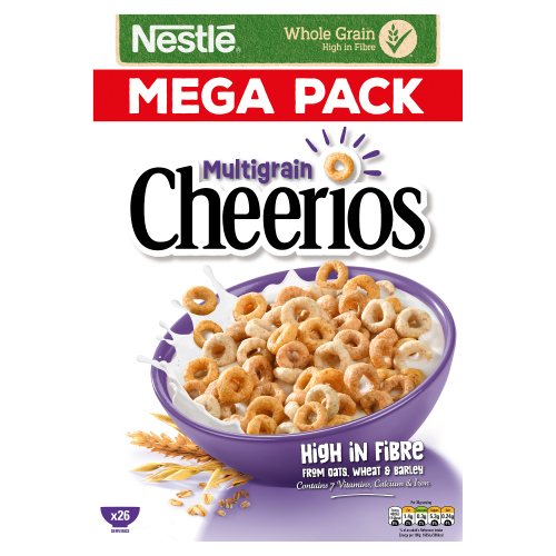 CHEERIOS MULTIGRAIN HOOP BREAKFAST CEREAL 800G