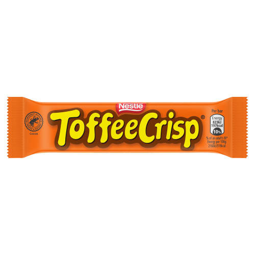TOFFEE CRISP MILK CHOCOLATE BAR 38G