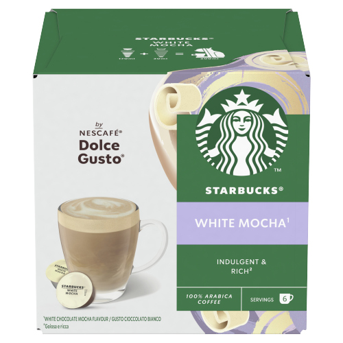 STARBUCKS WHITE MOCHA 12 CAP 123G