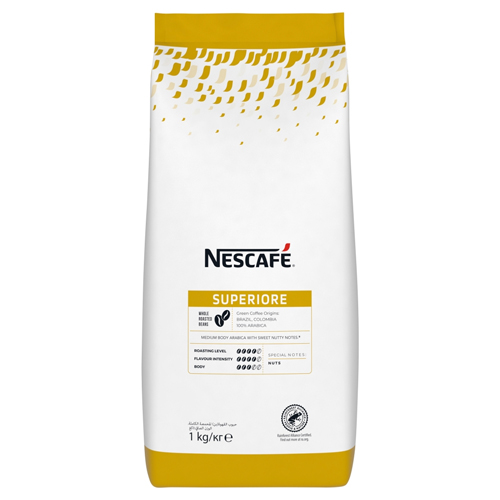NESCAFE SUPERIORE WHOLE ROASTED BEANS COFFEE 1KG