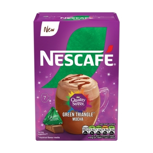 NESCAFE GREEN TRIANGLE QUALITY STREET MOCHA SACHETS 7 X 133G
