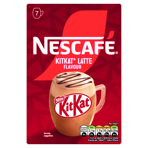 NESCAFE KITKAT LATTE INSTANT COFFEE 7SAC 147G