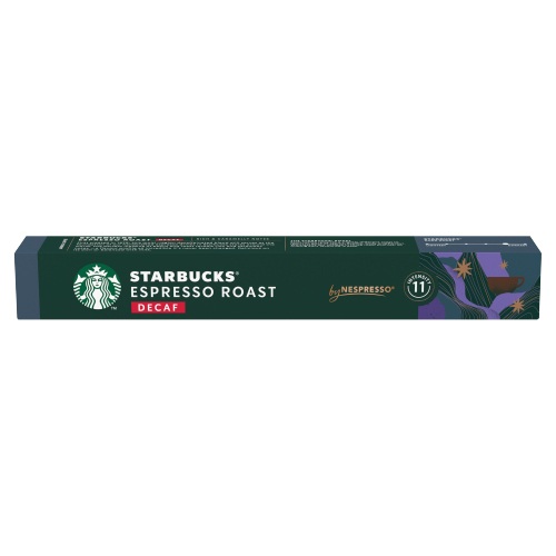 STARBUCKS DECAF ESPRESSO ROAST DARK ROAST 10CAP 55G