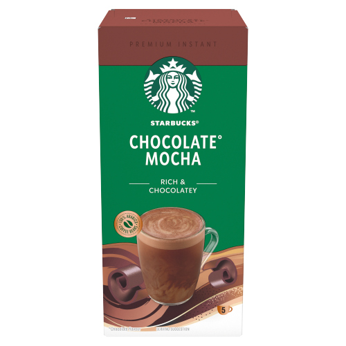 STARBUCKS CHOCOLATE MOCHA INSTANT COFFEE 5SAC 110G