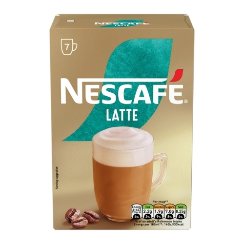 NESCAFE LATTE INSTANT COFFEE 7SAC 126G