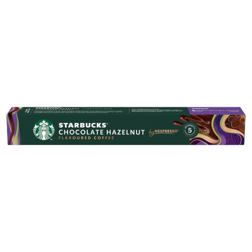 STARBUCKS CHOCOLATE HAZELNUT COFFEE PODS BLONDE ROAST 51G