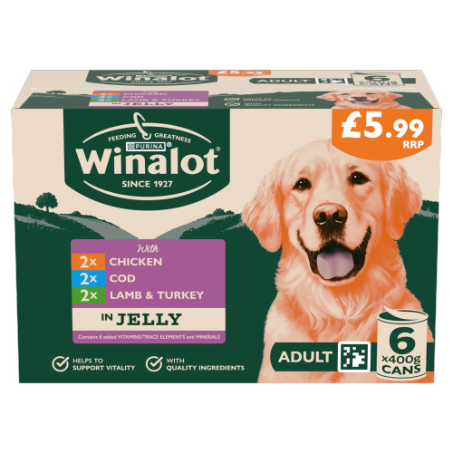 WINALOT CLASSICS CIJ MIXED VARIETY CHICKEN PMP £5.99 6PK 400G