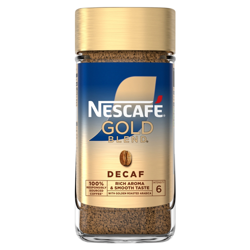 NESCAFE GOLD BLEND DECAF INSTANT COFFEE 190G