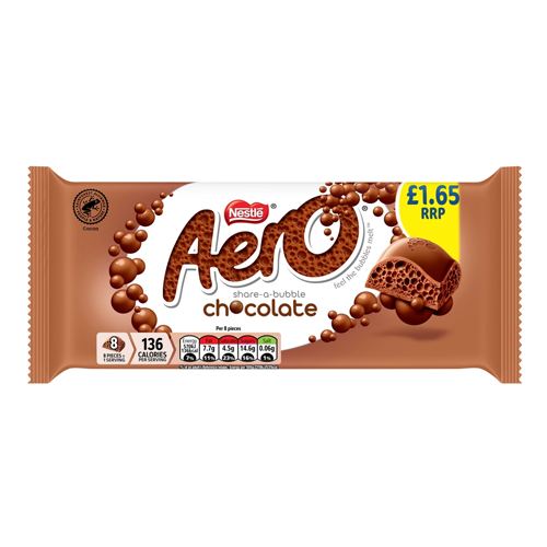 AERO GIANT MILK BLOCK PMP £1.65 90G