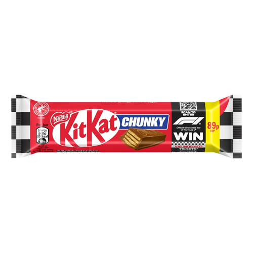 KITKAT CHUNKY MILK CHOCOLATE BAR PMP 89P 40G
