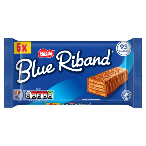 BLUE RIBAND WAFER BISCUIT 6 PK 108G