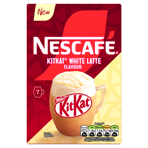 NESCAFE KIT KAT LATTE WHITE 7SAC 140G-AVAILABLE IN SEPTEMBER