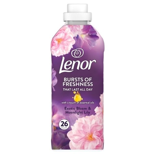 LENOR FABRIC CONDITIONER 26 W EXOTIC BLOOM & MOONLIGHT LILY 858ML