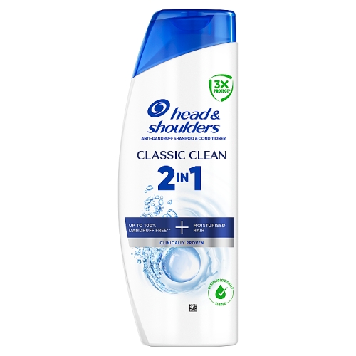 HEAD & SHOULDERS BASE CLASSIC 2IN1 330ML