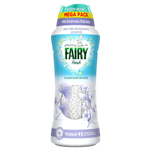 FAIRY FABRIC ENHANCER GRANULES SILK TREE BLOSSOM & JASMINE 570G