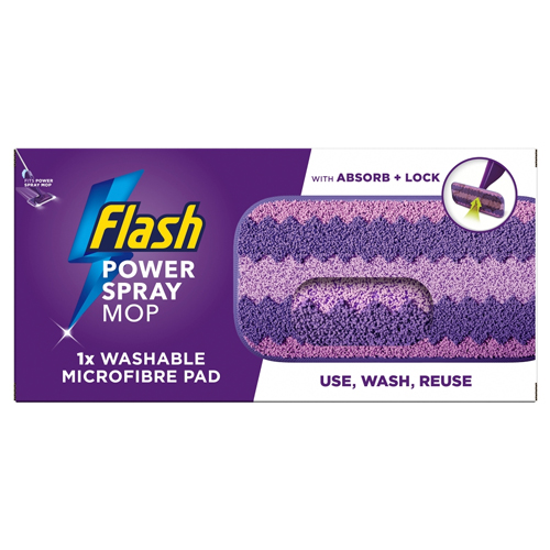 FLASH POWERSPRAY WASHABLE REFILL PAD 1S