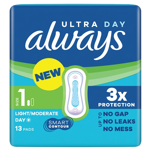 ALWAYS ULTRA DAY SANITARY TOWELS NORMAL SIZE-1 13PK