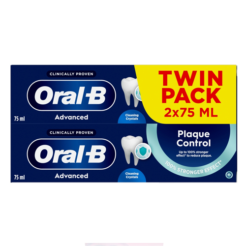 ORAL-B PRO EXPERT ADVANCED PLAQUE CONTROL 2X75ML