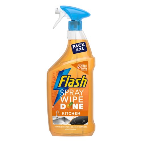 FLASH SPRAY WIPE DONE MANDARIN KITCHEN 800ML