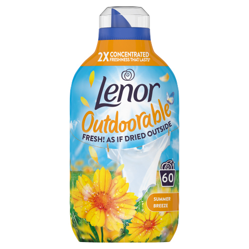 LENOR FABRIC ENHANCERS LIQUID SUMMER BREEZE 60W 840ML