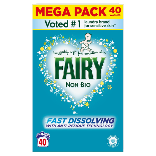 FAIRY NON BIO POWDER FOR SENSITIVE SKIN 40W 2.4KG