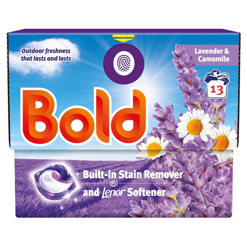 BOLD ALL-IN-1 PODS LAVENDER & CAMOMILE 13W
