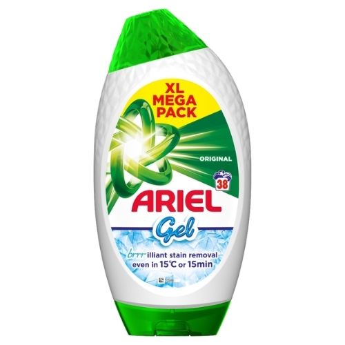 ARIEL WASHING LIQUID GEL ORIGINAL 38W 1.24L