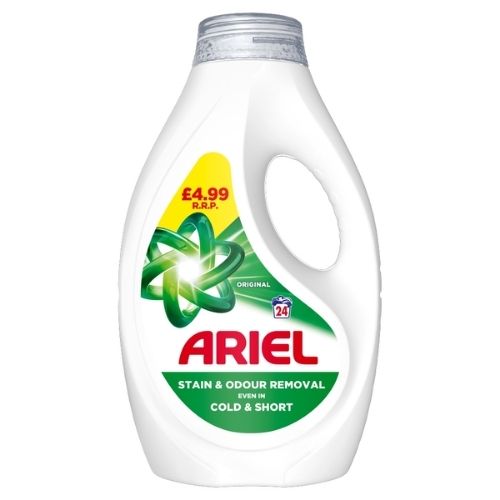 ARIEL WASHING LIQUID 24W ORIGINAL PMP £4.99 744ML