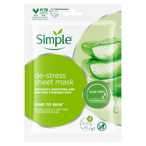 SIMPLE SHEET MASK DE-STRESS 1PC