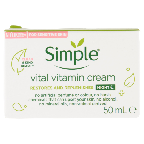 SIMPLE NIGHT CREAM VITAL VITAMIN 50ML