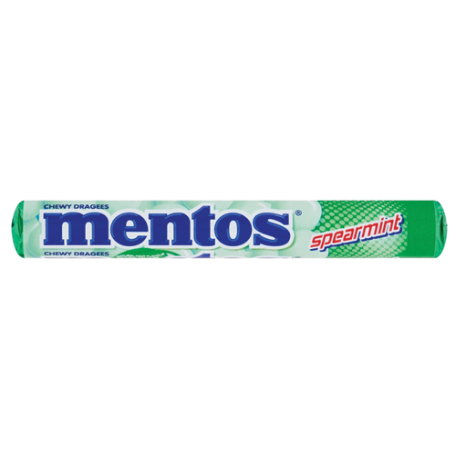 MENTOS SPEARMINT CHEWY DRAGEES 38G