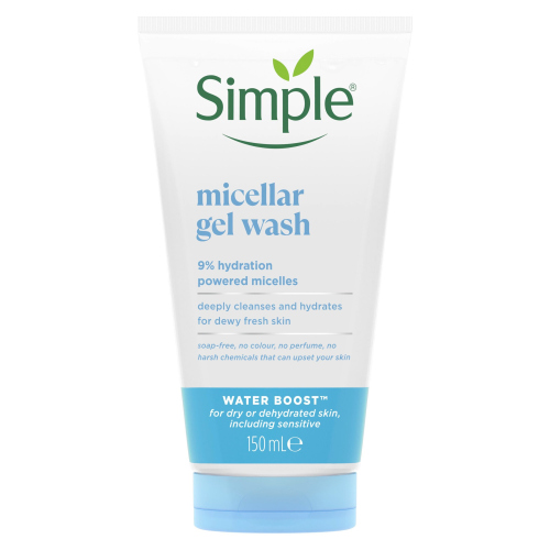 SIMPLE WATER BOOST GEL FACIAL WASH MICELLAR 150ML