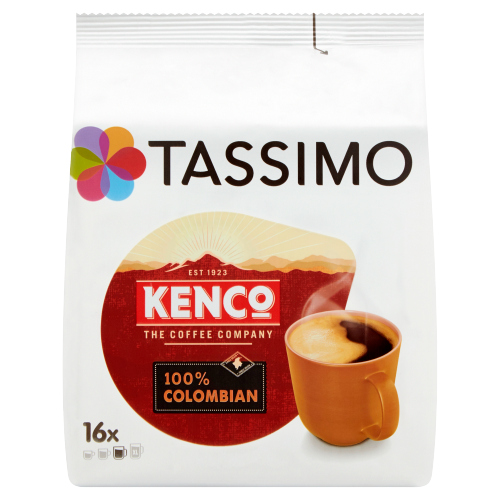 TASSIMO KENCO COLOMBIAN COFFEE PODS 16S