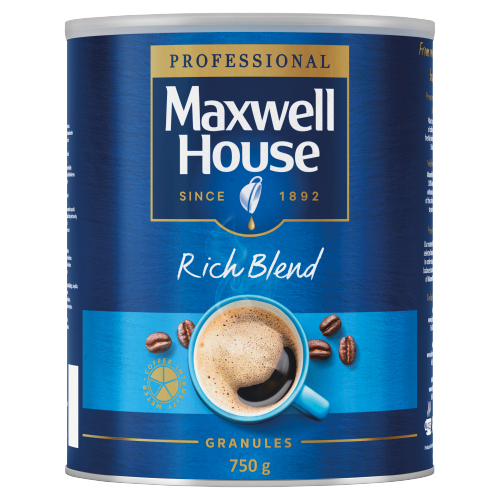 MAXWELL HOUSE PROFESSIONAL RICH BLEND GRANULES 750G