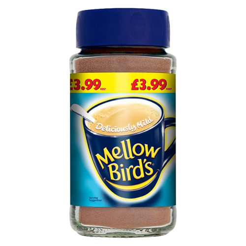 MELLOW BIRD'S INSTANT COFFEE POWDER PMP £3.99 100G