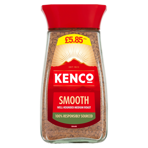 KENCO SMOOTH INSTANT COFFEE PMP £5.85 100G