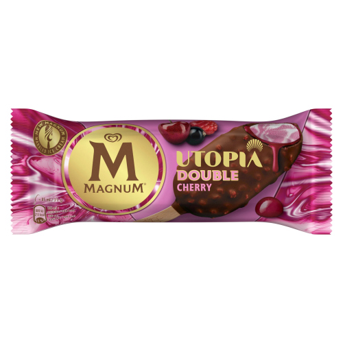 MAGNUM UTOPIA ICE CREAM STICK DOUBLE CHERRY 85ML