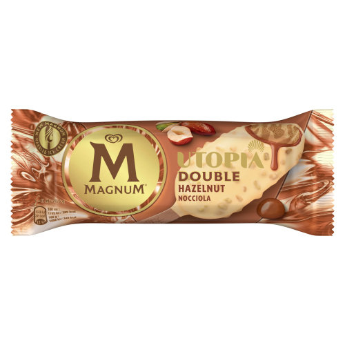 MAGNUM UTOPIA ICE CREAM STICK DOUBLE HAZELNUT 85ML