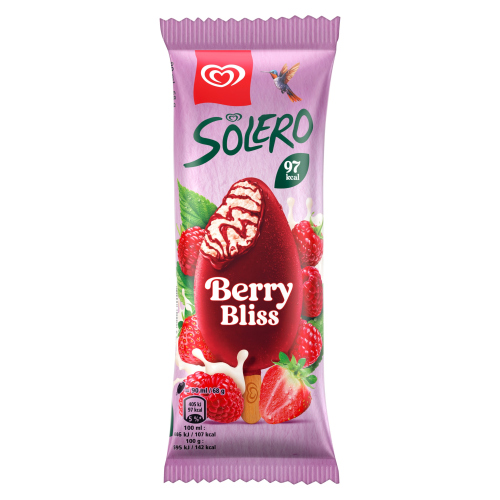 SOLERO  ICE CREAM STICK BERRY BLISS 90ML