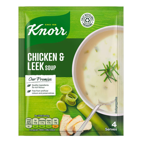 KNORR SOUP MIX CHICKEN & LEEK 60G