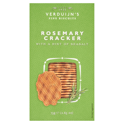 VERDUIJN'S ROSEMARY CRACKERS WITH SEA SALT 75G