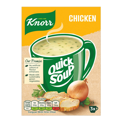 KNORR QUICKSOUP CHICKEN 17G