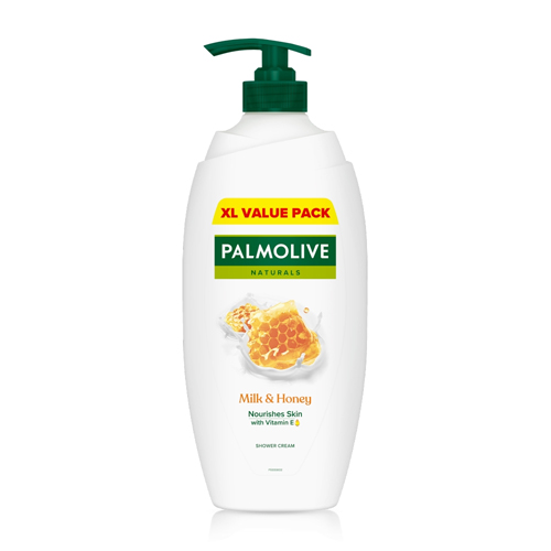 PALMOLIVE SHOWER GEL NATURALS MILK HONEY PUMP 750ML